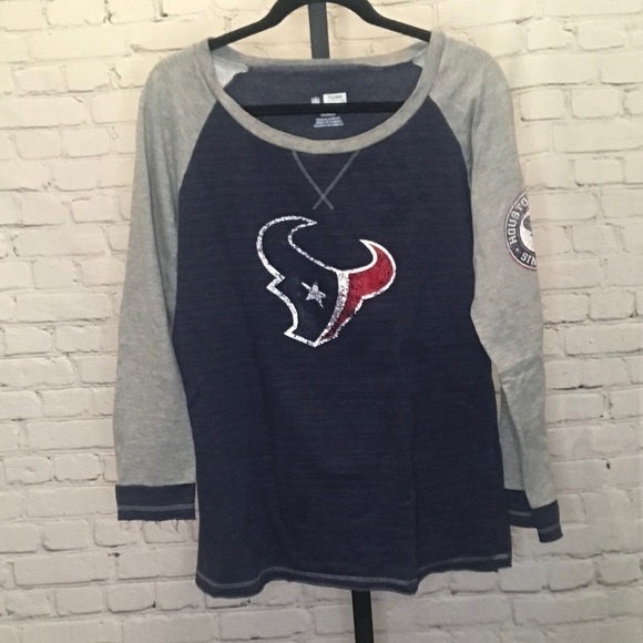 NFL Raglan Sleeve Houston Texans Sweater - Picture 1 of 5
